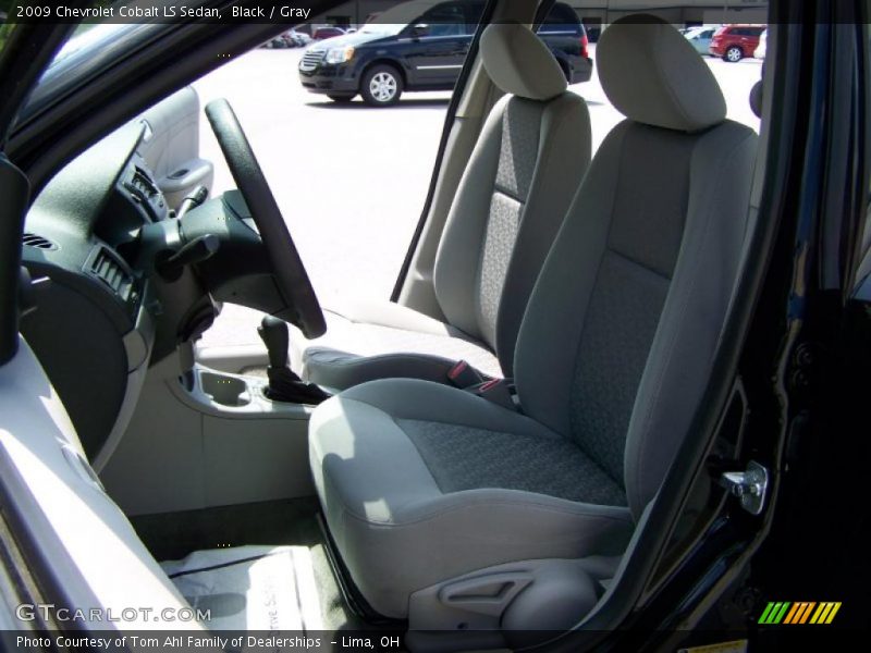 Black / Gray 2009 Chevrolet Cobalt LS Sedan