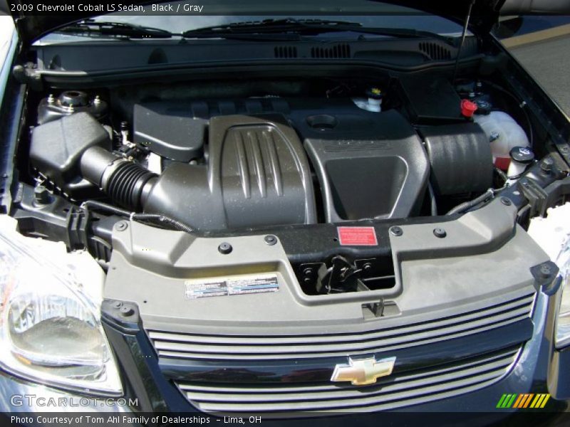 Black / Gray 2009 Chevrolet Cobalt LS Sedan