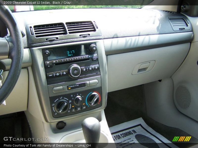 Black / Gray 2009 Chevrolet Cobalt LS Sedan