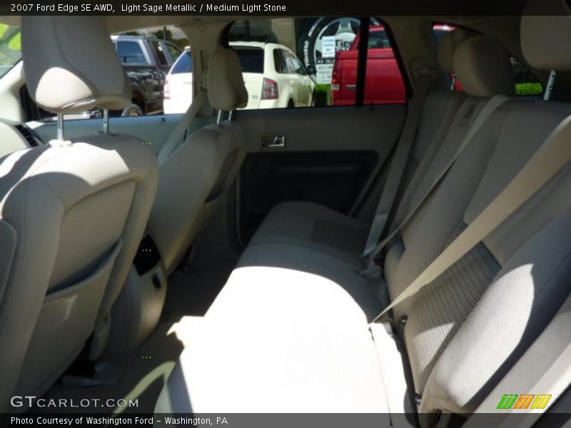 Light Sage Metallic / Medium Light Stone 2007 Ford Edge SE AWD