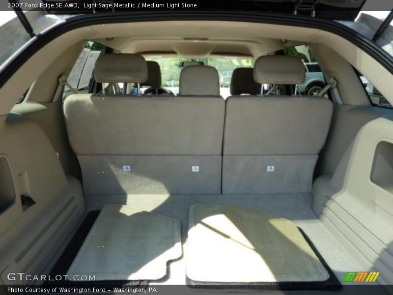 Light Sage Metallic / Medium Light Stone 2007 Ford Edge SE AWD