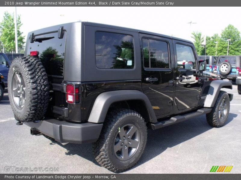 Black / Dark Slate Gray/Medium Slate Gray 2010 Jeep Wrangler Unlimited Mountain Edition 4x4