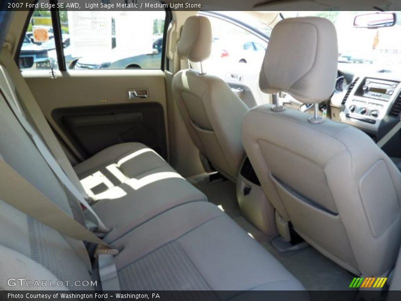 Light Sage Metallic / Medium Light Stone 2007 Ford Edge SE AWD
