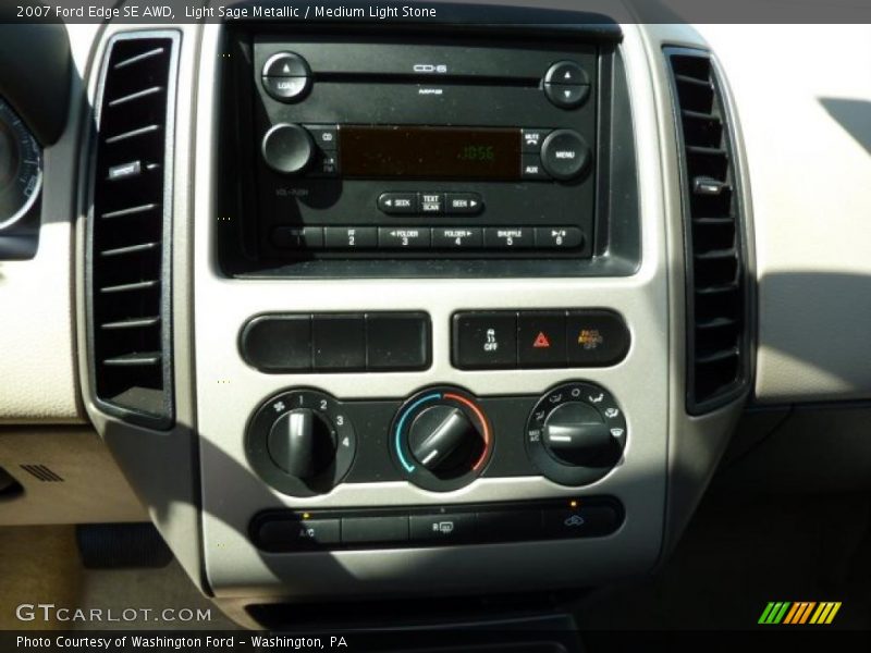 Light Sage Metallic / Medium Light Stone 2007 Ford Edge SE AWD