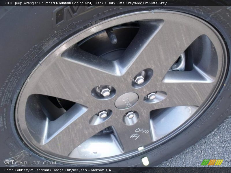Black / Dark Slate Gray/Medium Slate Gray 2010 Jeep Wrangler Unlimited Mountain Edition 4x4