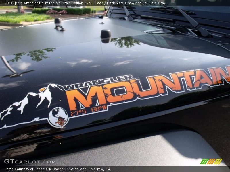 Black / Dark Slate Gray/Medium Slate Gray 2010 Jeep Wrangler Unlimited Mountain Edition 4x4