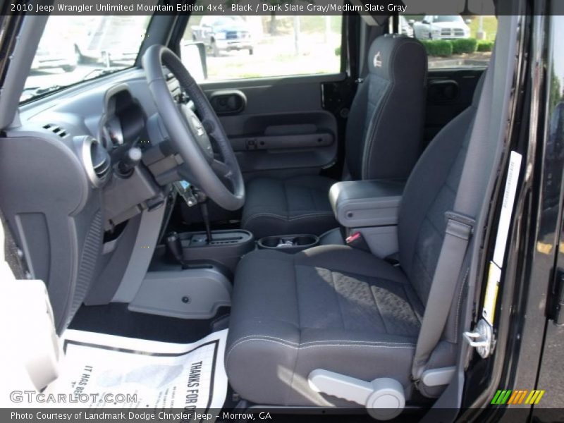Black / Dark Slate Gray/Medium Slate Gray 2010 Jeep Wrangler Unlimited Mountain Edition 4x4
