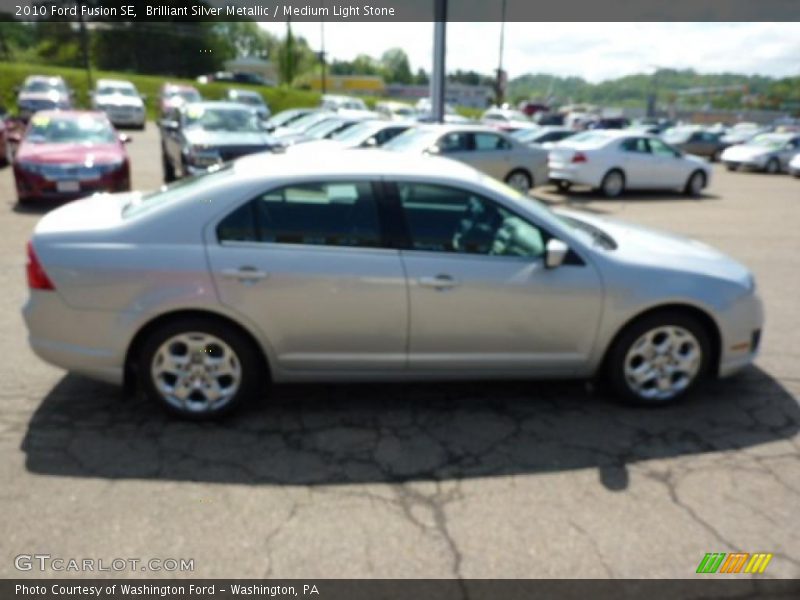 Brilliant Silver Metallic / Medium Light Stone 2010 Ford Fusion SE