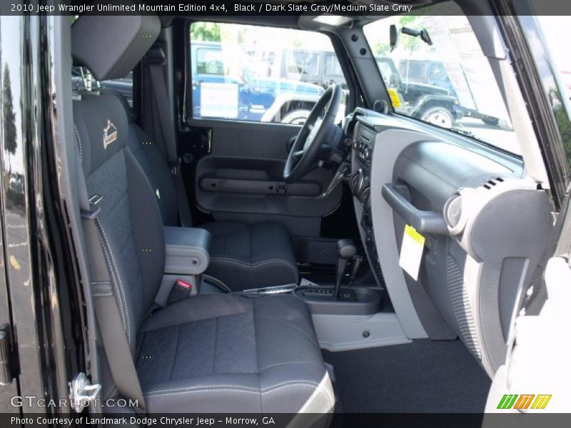 Black / Dark Slate Gray/Medium Slate Gray 2010 Jeep Wrangler Unlimited Mountain Edition 4x4