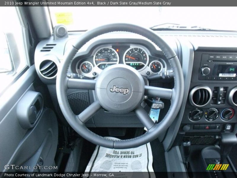 Black / Dark Slate Gray/Medium Slate Gray 2010 Jeep Wrangler Unlimited Mountain Edition 4x4