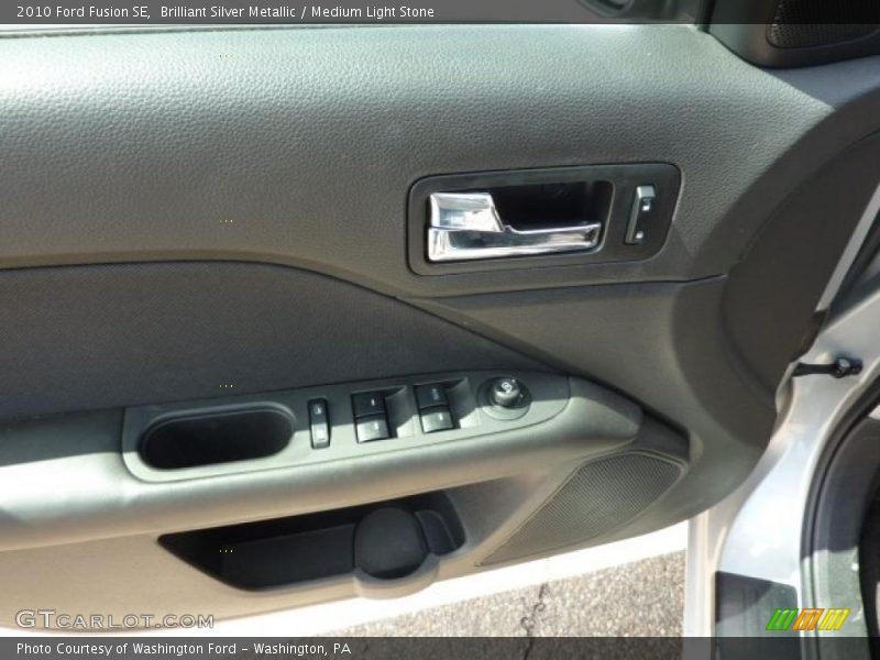Brilliant Silver Metallic / Medium Light Stone 2010 Ford Fusion SE