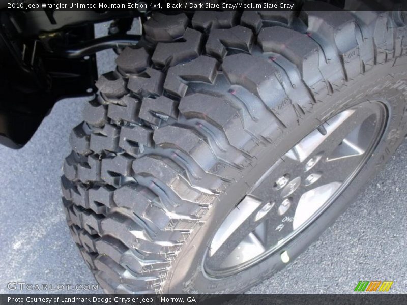 Black / Dark Slate Gray/Medium Slate Gray 2010 Jeep Wrangler Unlimited Mountain Edition 4x4