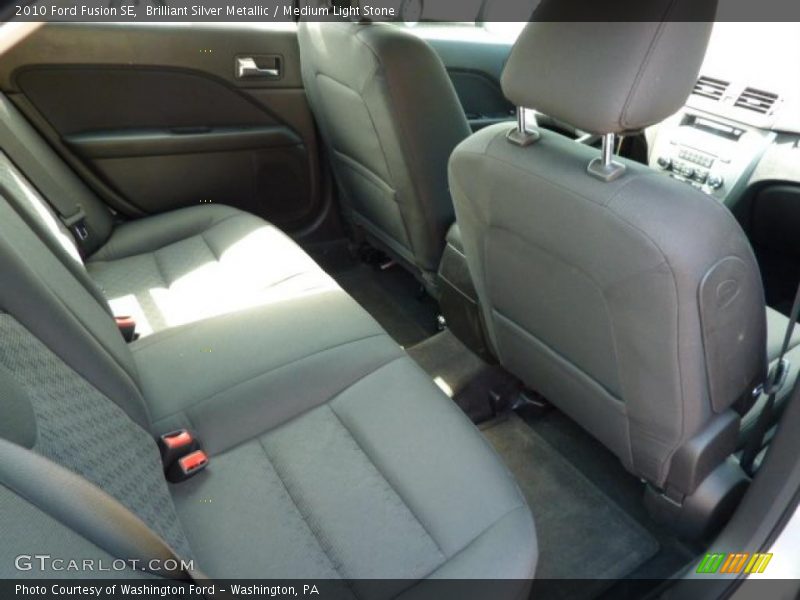 Brilliant Silver Metallic / Medium Light Stone 2010 Ford Fusion SE