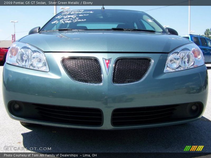 Silver Green Metallic / Ebony 2009 Pontiac G6 GT Sedan