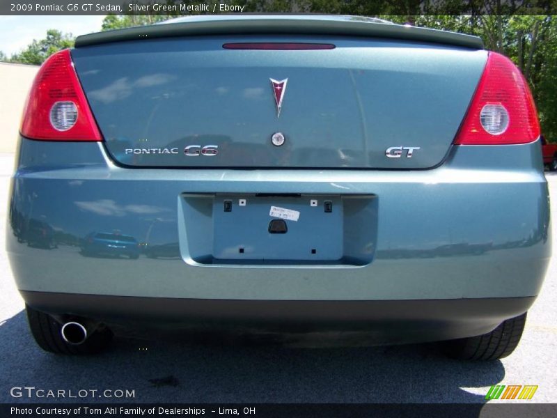 Silver Green Metallic / Ebony 2009 Pontiac G6 GT Sedan