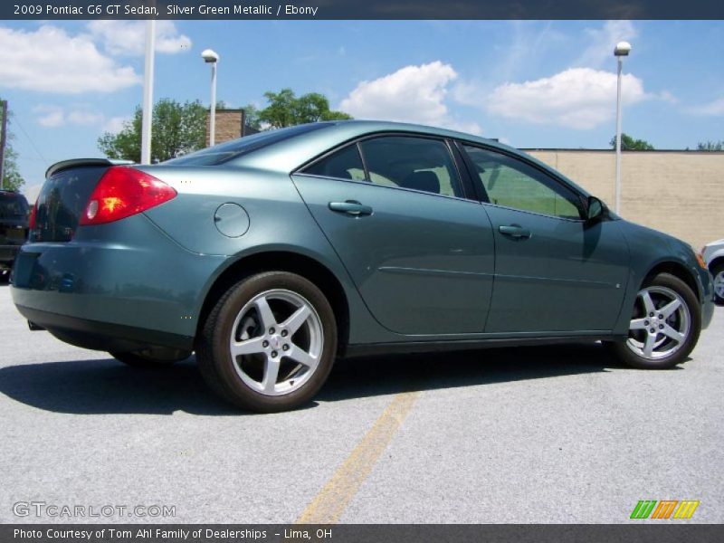 Silver Green Metallic / Ebony 2009 Pontiac G6 GT Sedan