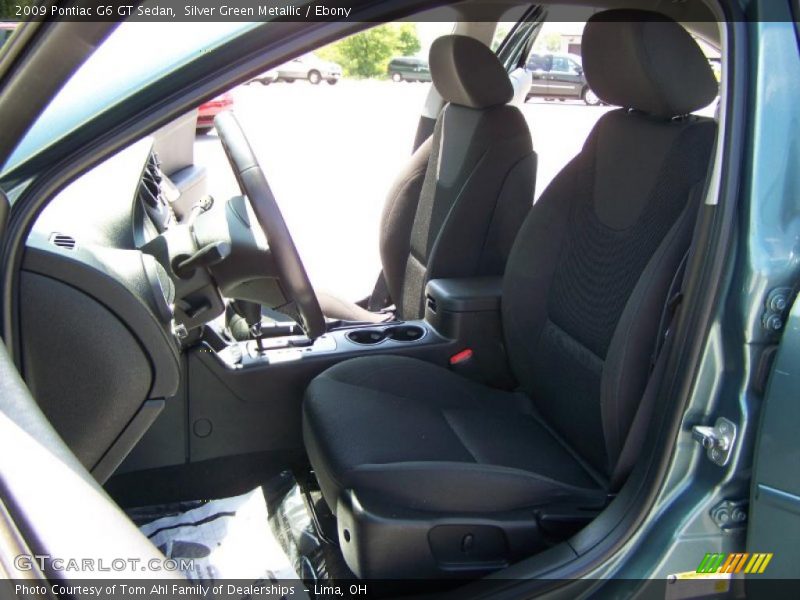 Silver Green Metallic / Ebony 2009 Pontiac G6 GT Sedan