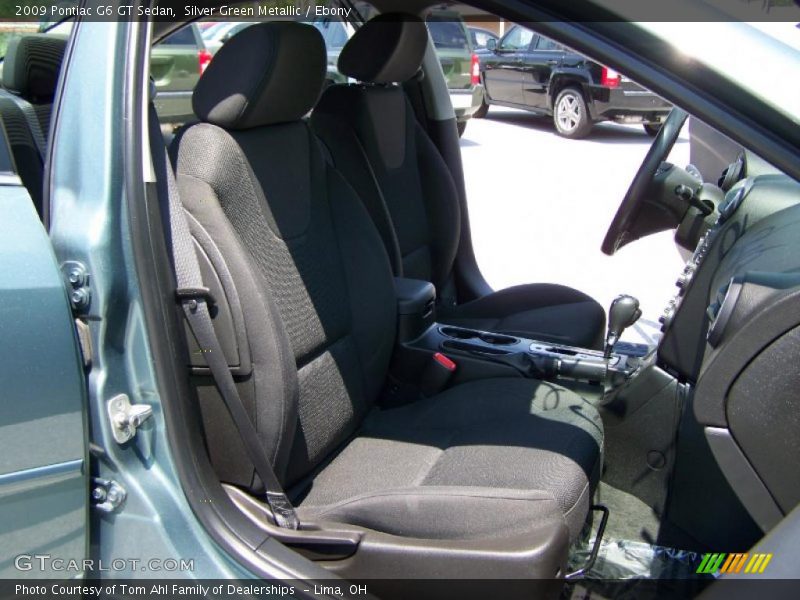 Silver Green Metallic / Ebony 2009 Pontiac G6 GT Sedan