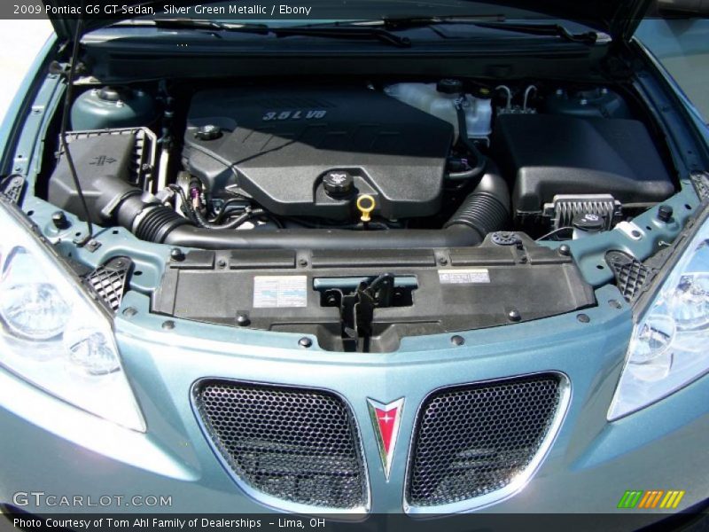 Silver Green Metallic / Ebony 2009 Pontiac G6 GT Sedan