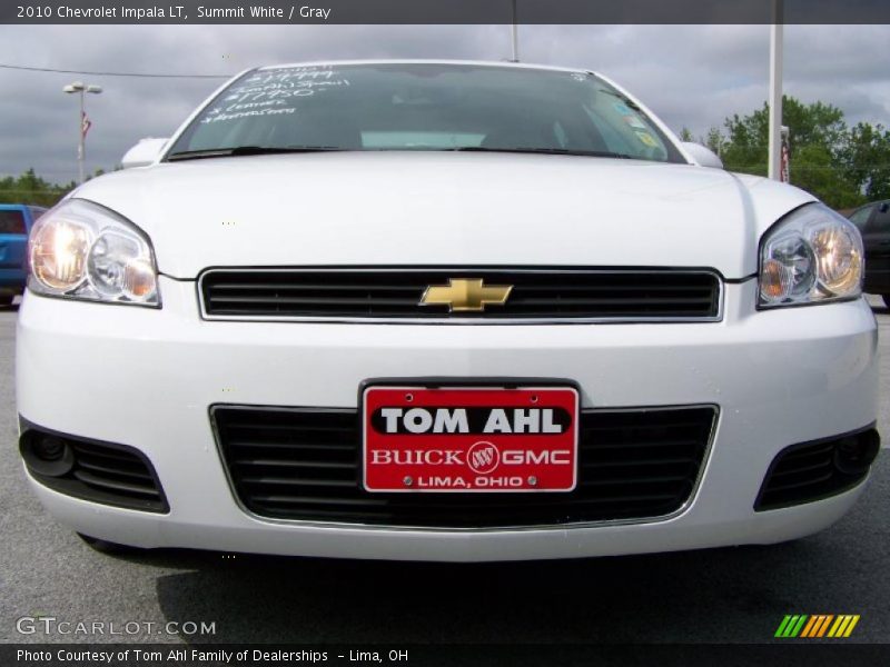 Summit White / Gray 2010 Chevrolet Impala LT