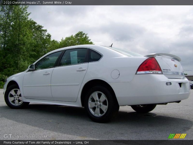 Summit White / Gray 2010 Chevrolet Impala LT