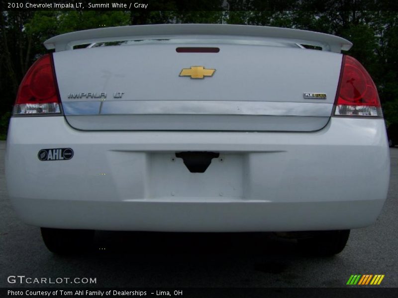 Summit White / Gray 2010 Chevrolet Impala LT