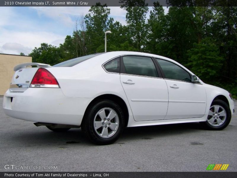 Summit White / Gray 2010 Chevrolet Impala LT