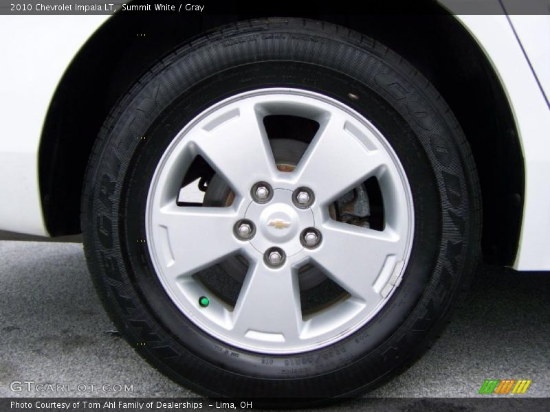 Summit White / Gray 2010 Chevrolet Impala LT