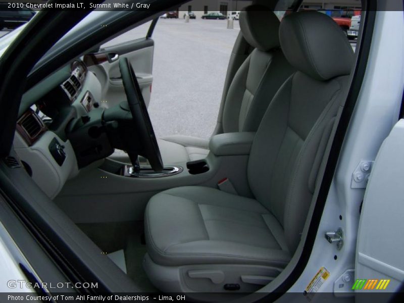 Summit White / Gray 2010 Chevrolet Impala LT