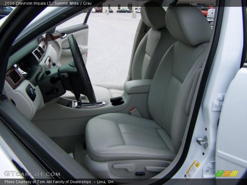 Summit White / Gray 2010 Chevrolet Impala LT