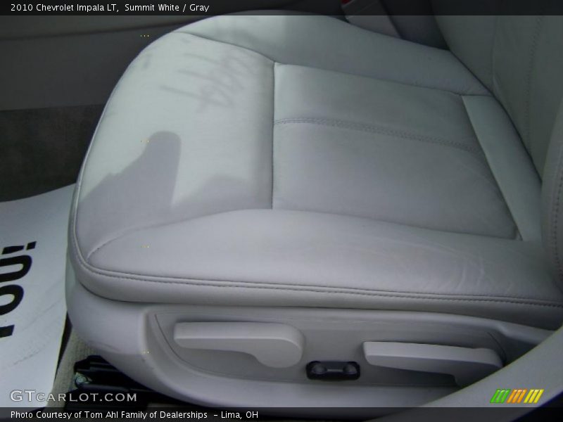 Summit White / Gray 2010 Chevrolet Impala LT