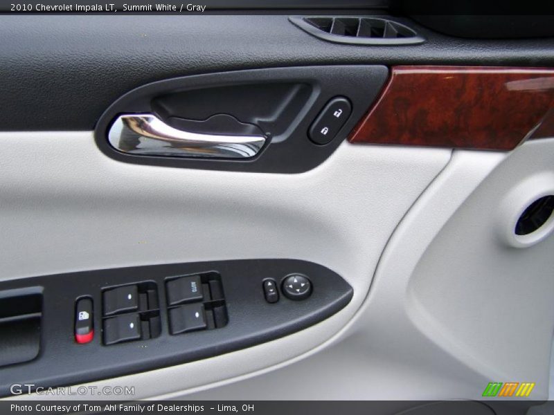 Summit White / Gray 2010 Chevrolet Impala LT