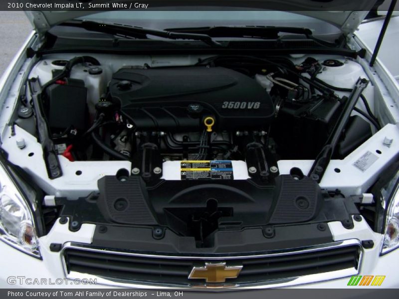 Summit White / Gray 2010 Chevrolet Impala LT