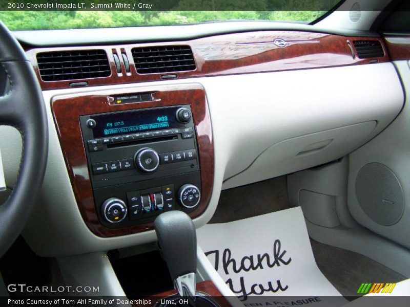 Summit White / Gray 2010 Chevrolet Impala LT