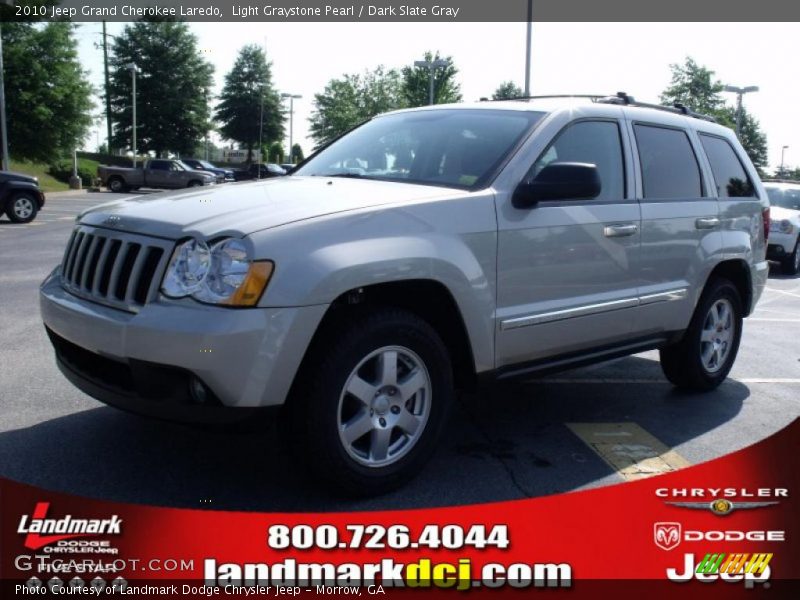 Light Graystone Pearl / Dark Slate Gray 2010 Jeep Grand Cherokee Laredo