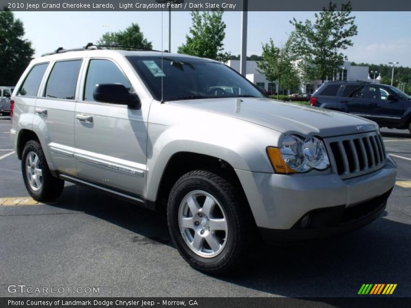 Light Graystone Pearl / Dark Slate Gray 2010 Jeep Grand Cherokee Laredo
