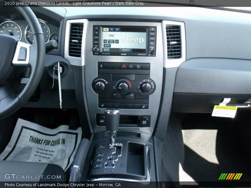 Light Graystone Pearl / Dark Slate Gray 2010 Jeep Grand Cherokee Laredo