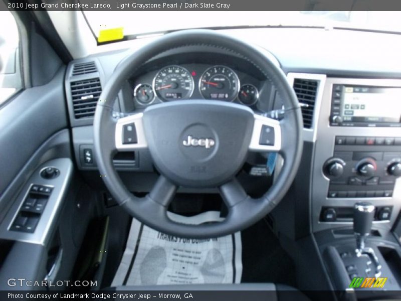 Light Graystone Pearl / Dark Slate Gray 2010 Jeep Grand Cherokee Laredo
