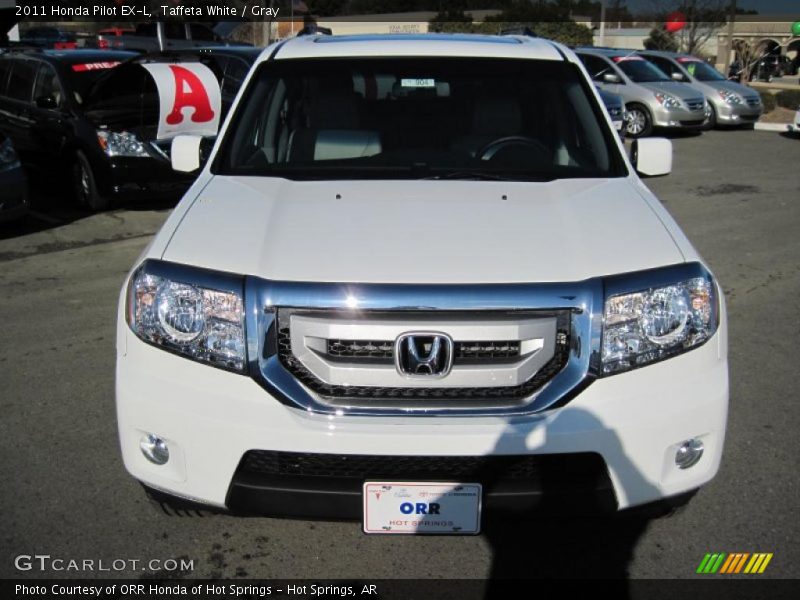 Taffeta White / Gray 2011 Honda Pilot EX-L