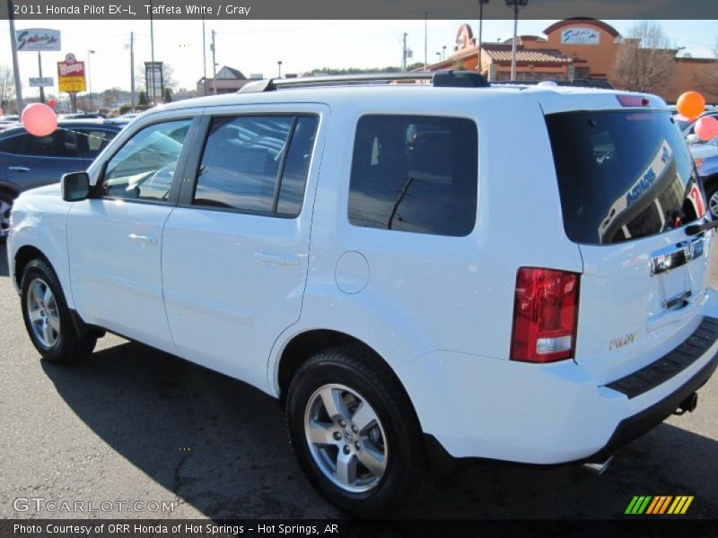 Taffeta White / Gray 2011 Honda Pilot EX-L