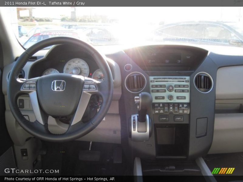Taffeta White / Gray 2011 Honda Pilot EX-L