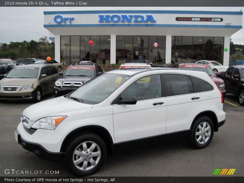 Taffeta White / Gray 2010 Honda CR-V EX-L