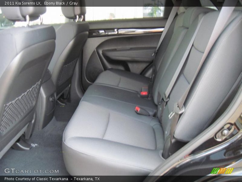 Ebony Black / Gray 2011 Kia Sorento LX