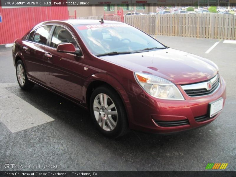 Red Jewel Tintcoat / Black 2009 Saturn Aura XR