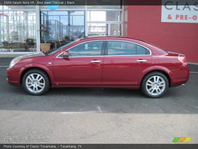 Red Jewel Tintcoat / Black 2009 Saturn Aura XR