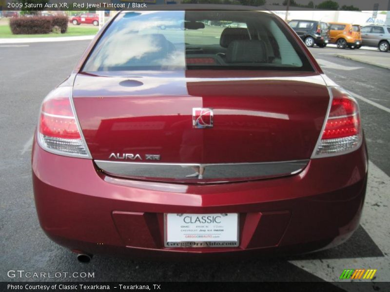 Red Jewel Tintcoat / Black 2009 Saturn Aura XR