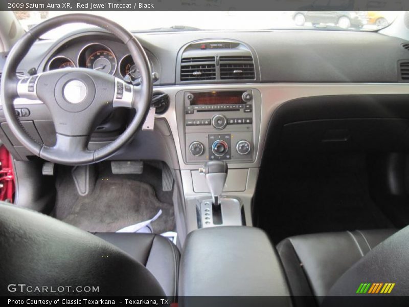 Red Jewel Tintcoat / Black 2009 Saturn Aura XR