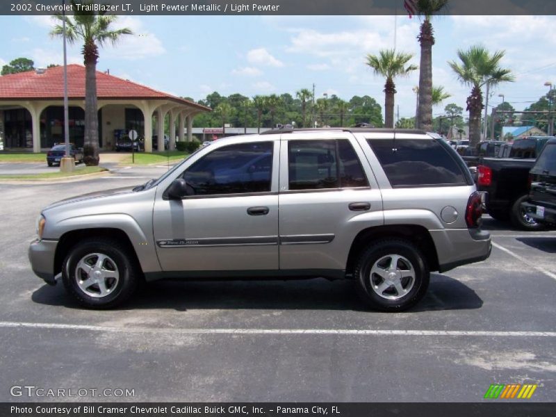 Light Pewter Metallic / Light Pewter 2002 Chevrolet TrailBlazer LT