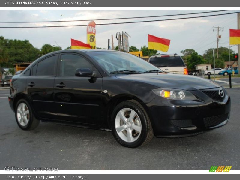Black Mica / Black 2006 Mazda MAZDA3 i Sedan