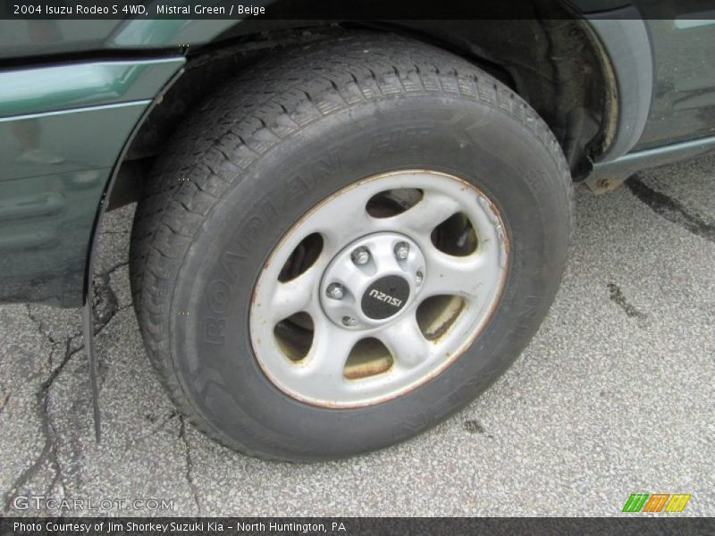Mistral Green / Beige 2004 Isuzu Rodeo S 4WD